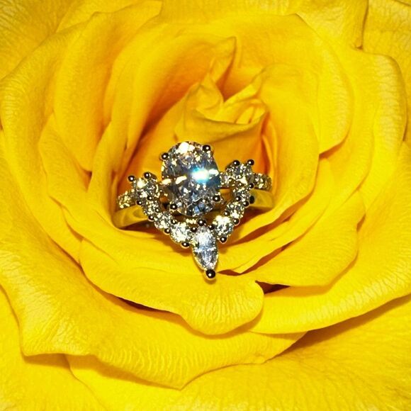 1.5 CARAT WHITE GOLD DIAMOND STACKABLE WEDDING RING - Picture 3 of 6